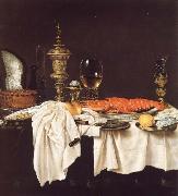Willem Claesz Heda Still life with a Lobster Sweden oil painting reproduction